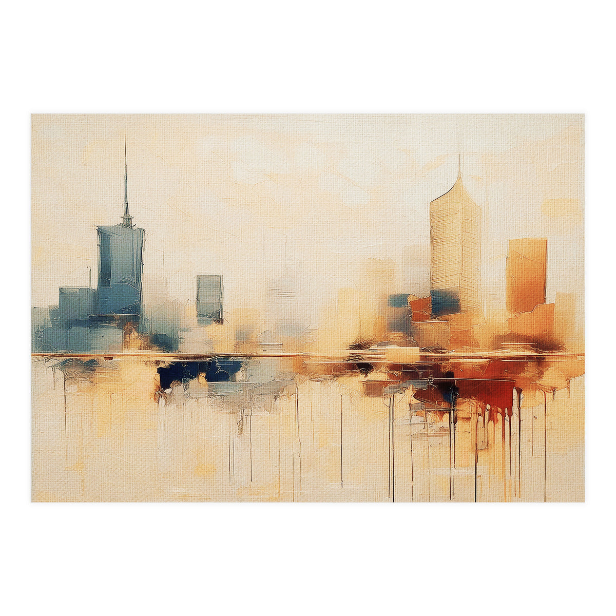 Buildings At Dusk 05 (Print Only)