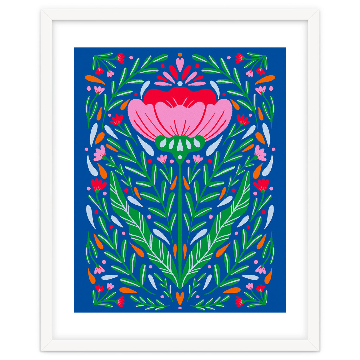 Bold Symmetrical Floral