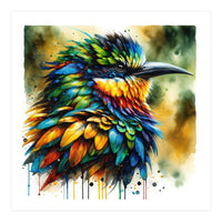 Vibrant Tropical Bird Portrait (Print Only)