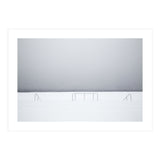 Stair railing covered by snow (Print Only) thumbnail