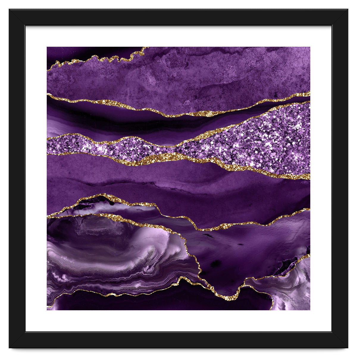 Agate Glitter Ocean Texture 01