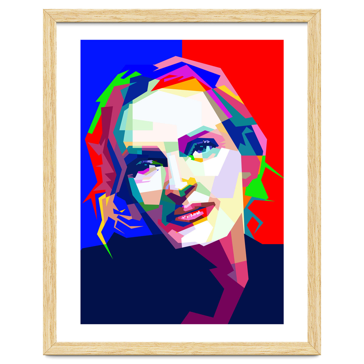 Uma Thurman Kill Bill Pop Art WPAP
