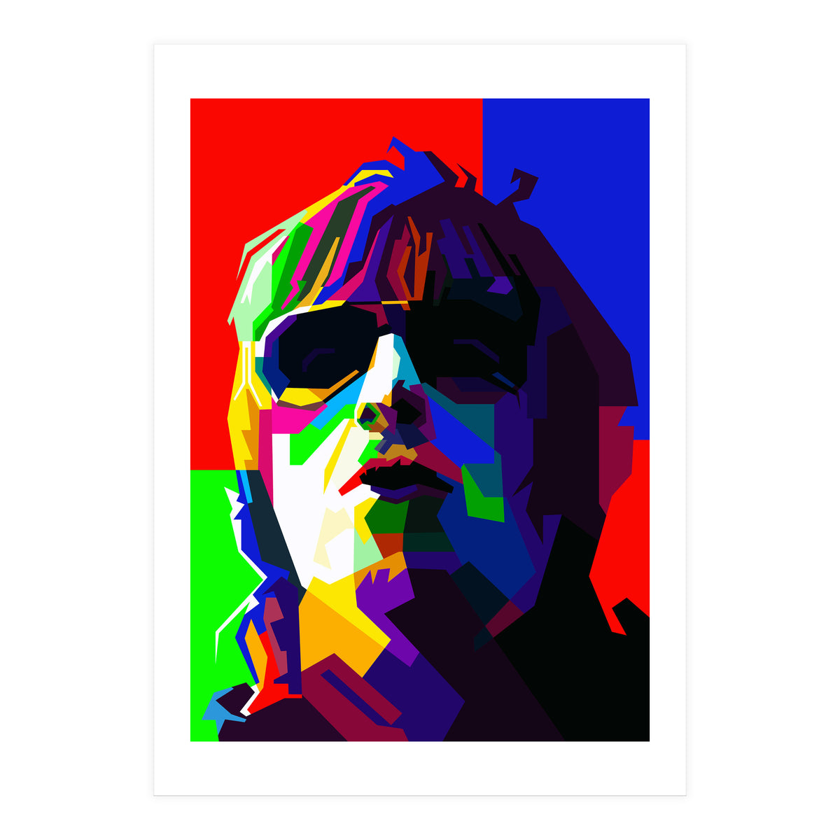 Liam Galagher OASIS Singer Pop Art WPAP (Print Only)
