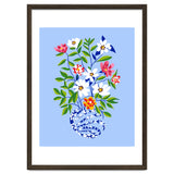 The Floopy Planter, Abstract Flower Pot Illustration, Pop Bohemian Eclectic Botanical, Flower Colorful Blossom thumbnail
