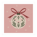 Christmas Flower Globe (Print Only) thumbnail