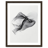 Abstract Black Flowing Fabric Wave thumbnail