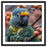 Yellow Headed Amazon Parrot Close Up Portrait thumbnail