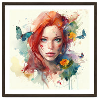 Red Hair Butterfly Light