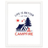 Life Is Better At The Campfire – Funny Camping Quote Gift for Campers thumbnail