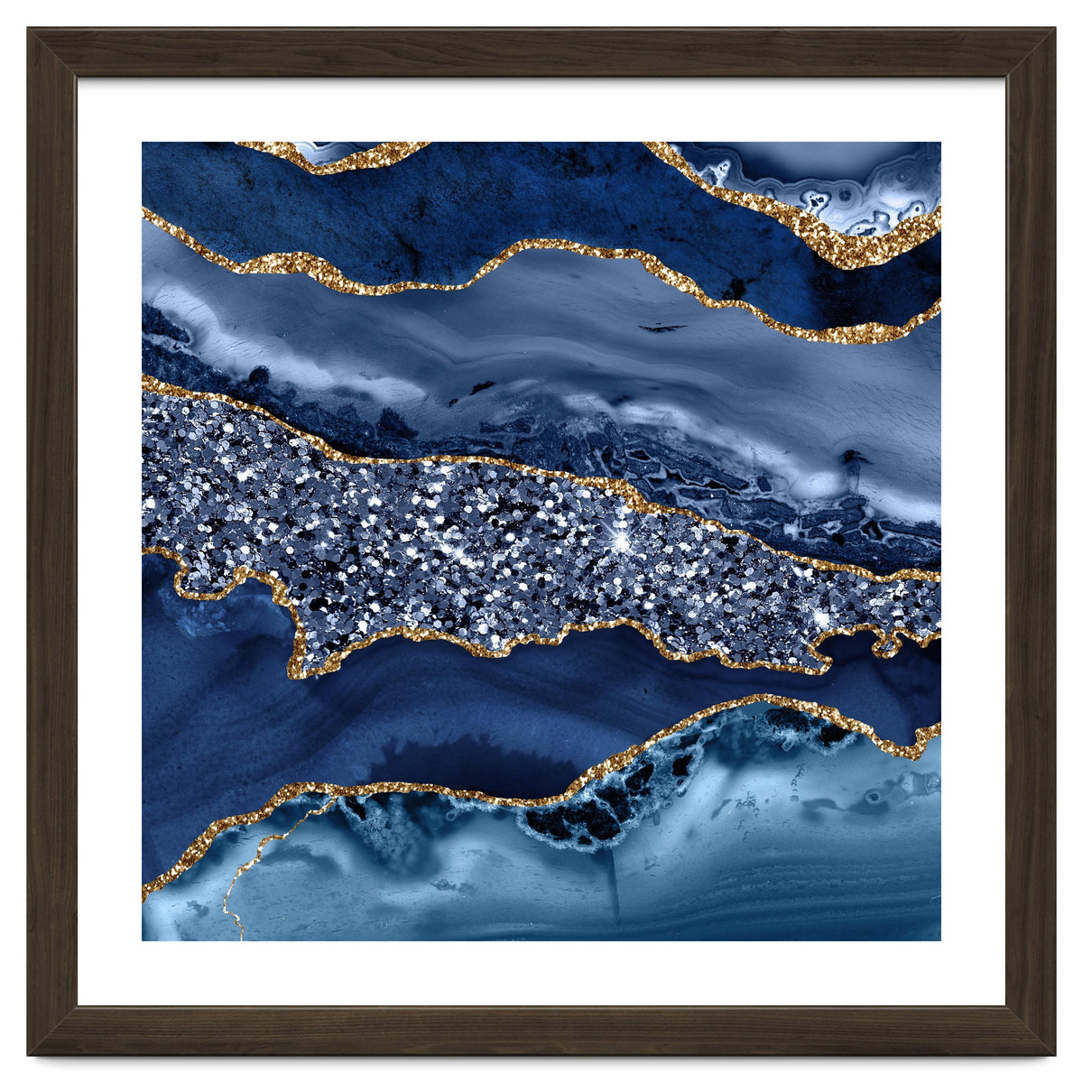 Agate Glitter Ocean Texture 07
