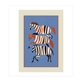 Striped Running Horses (Print Only) thumbnail