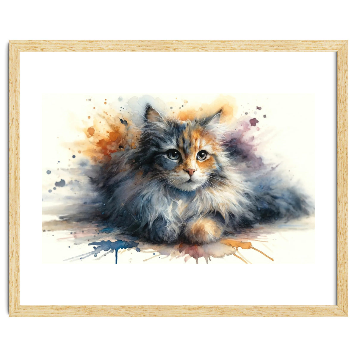 Whimsical Kitten Splash