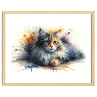 Whimsical Kitten Splash