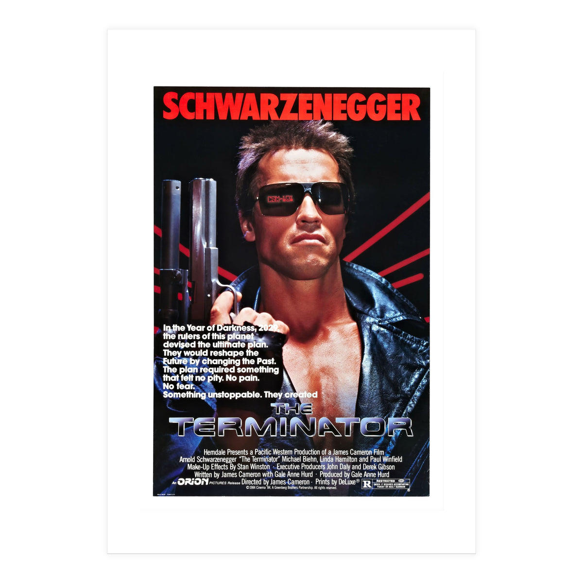 THE TERMINATOR (1984), directed by JAMES CAMERON. (Print Only)