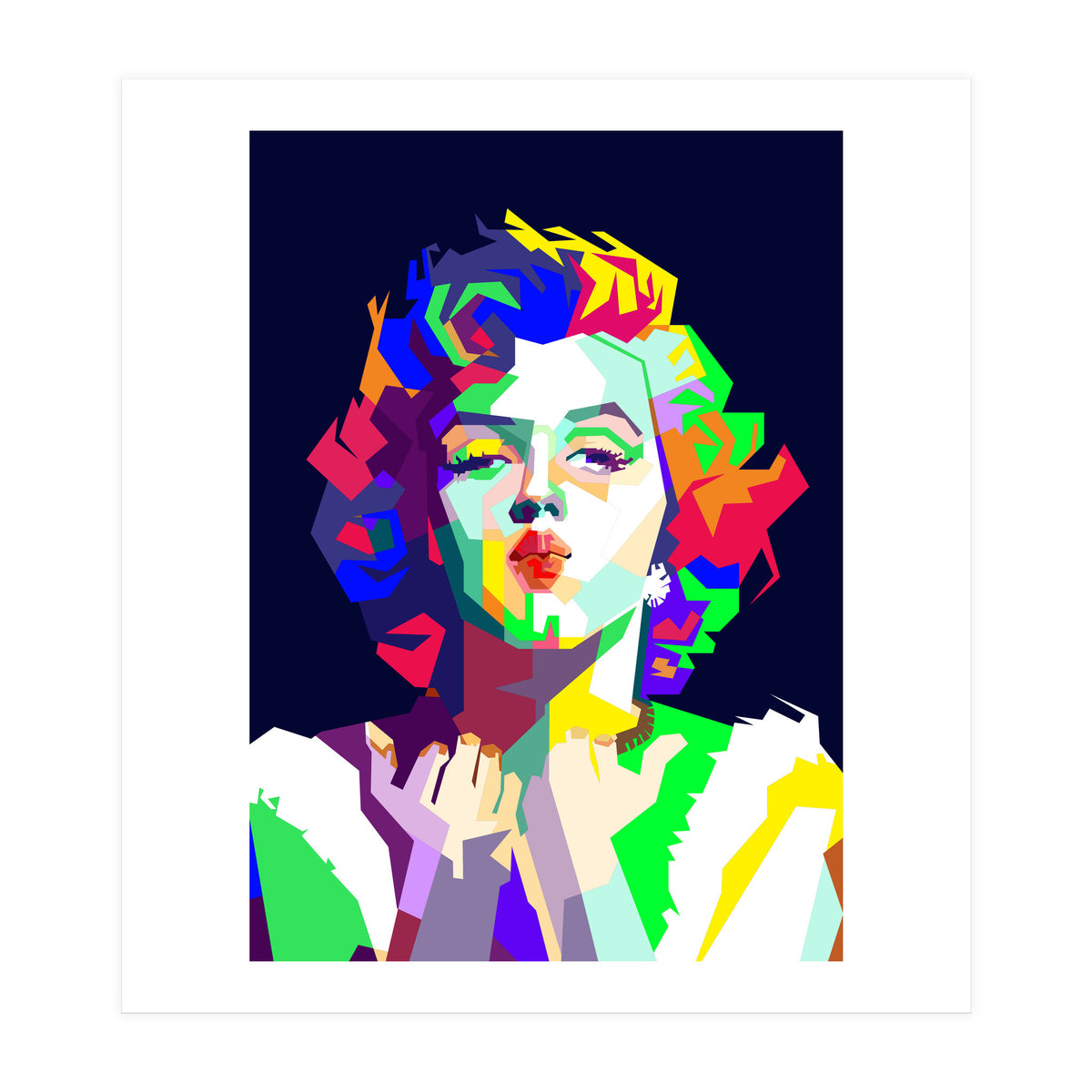 Marilyn Monroe Famous Actress Pop Art  (Print Only)