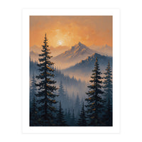 Ethereal Alpine Glow (Print Only)