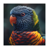 Rainbow Lorikeet Parrot Close Up Portrait (Print Only) thumbnail