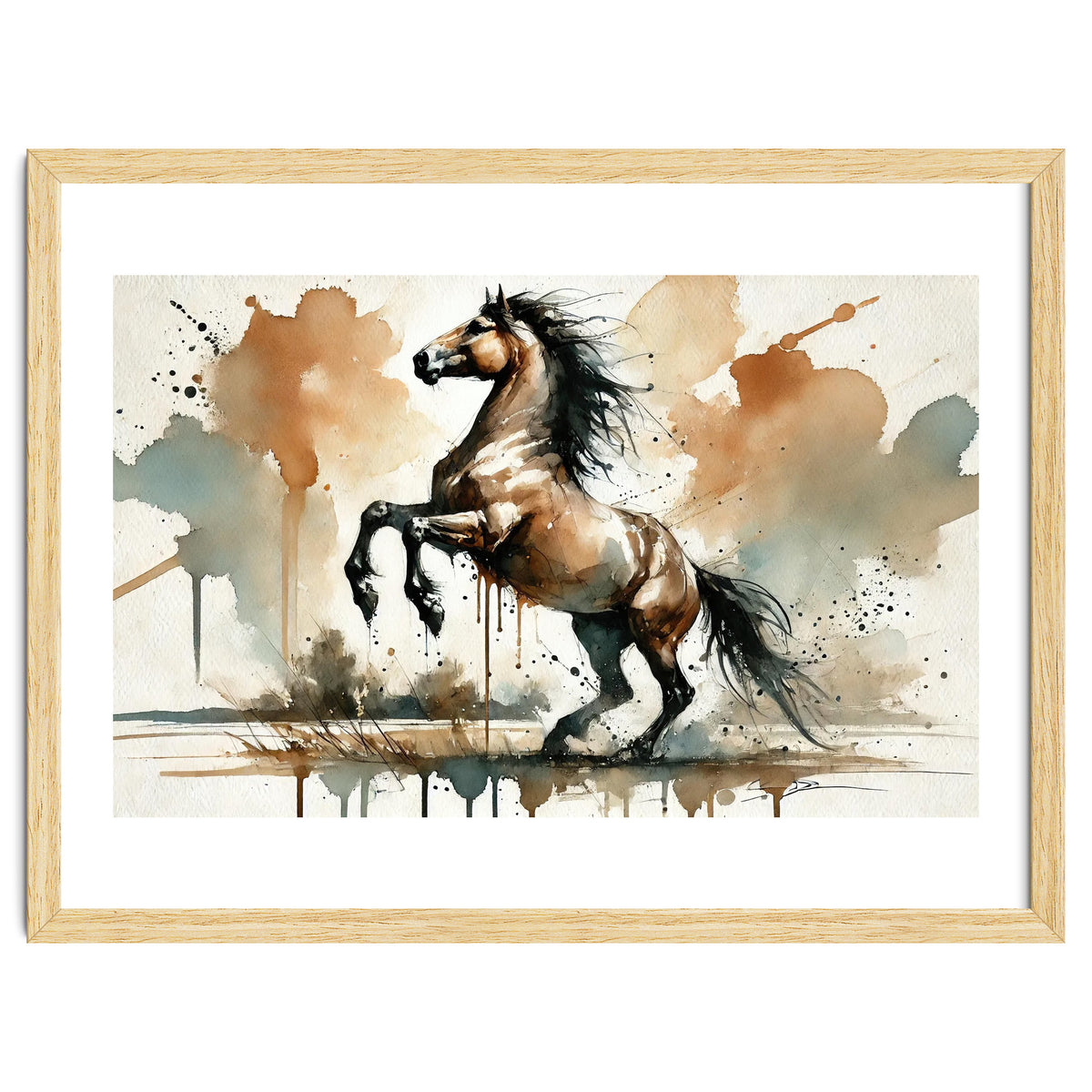 Fiery Horse Elegance