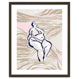 Follow the lines Serene woman in the water thumbnail