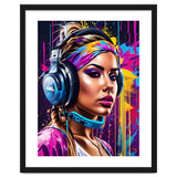 Girl In Headphones, Graffiti thumbnail