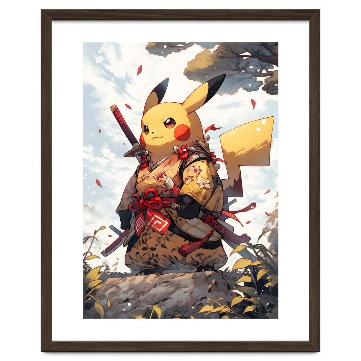 Pikachu Pokemon Samurai