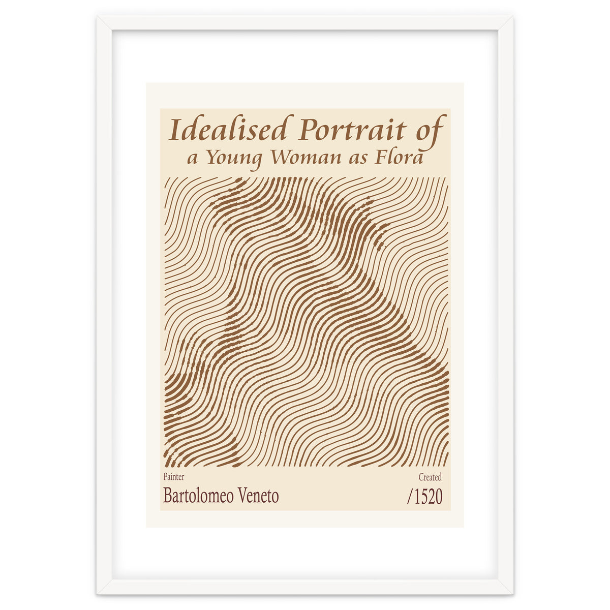 Idealised Portrait Of A Young Woman As Flora – Bartolomeo Veneto (1520)