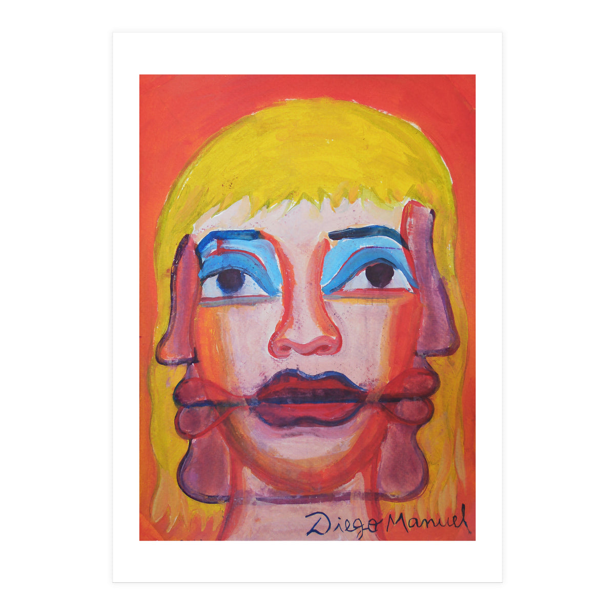 Cabeza De Mujer 2 (Print Only)