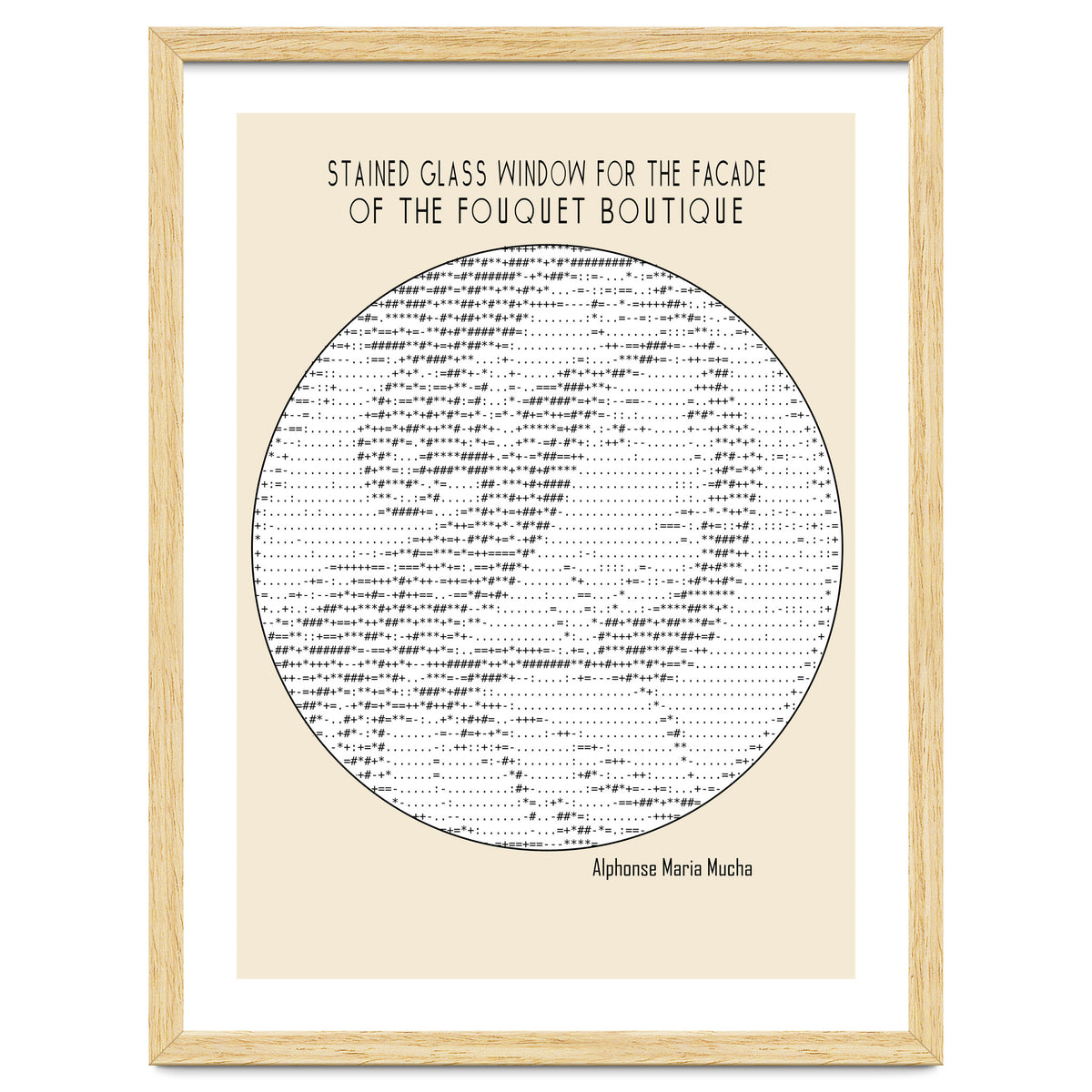 Stained Glass Window (ascii Art)