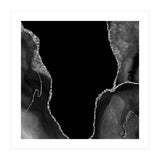 Black & Silver Agate Texture 03 (Print Only) thumbnail
