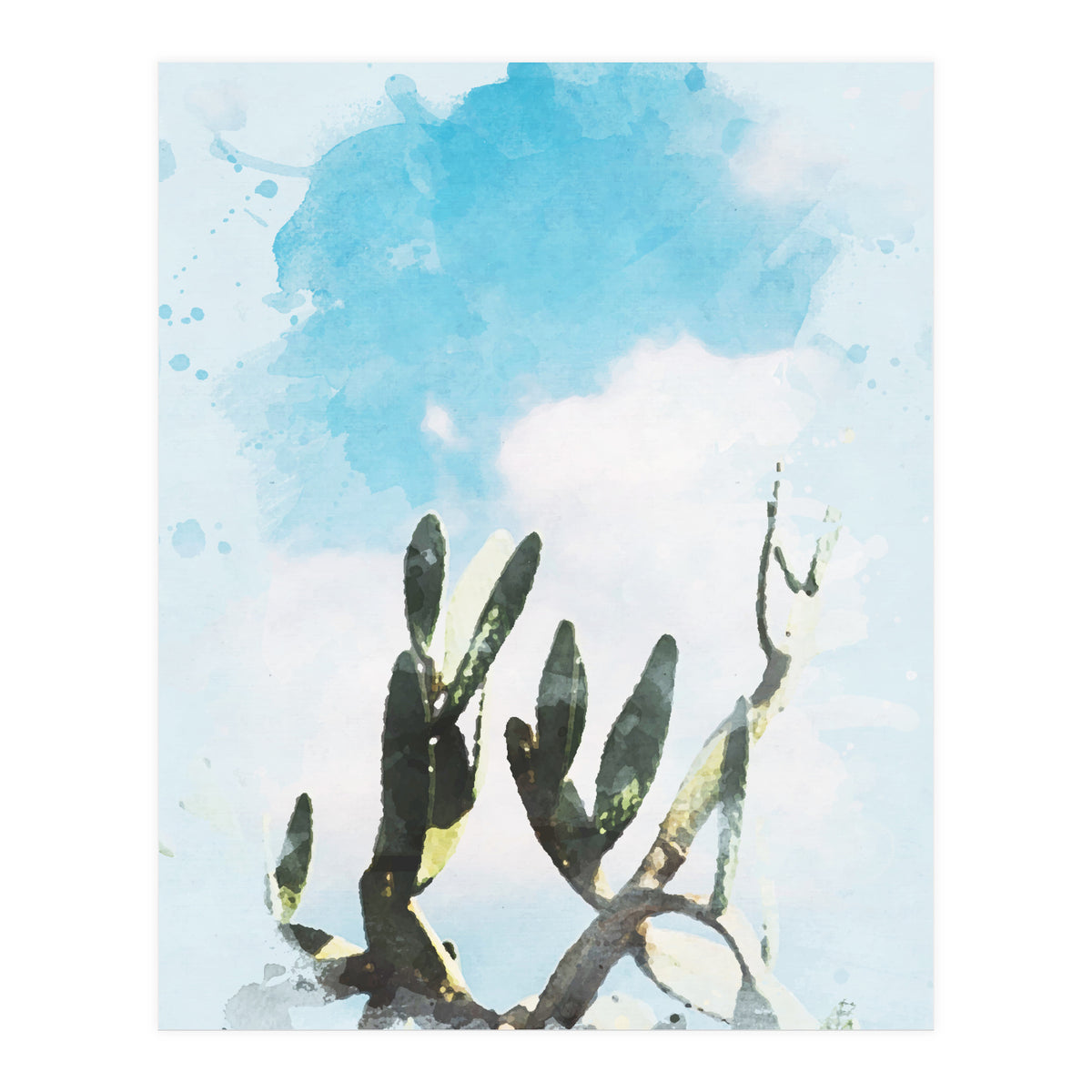 Cactus & Sky (Print Only)