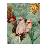 Green Cockatoo Exotic Bird Jungle  (Print Only) thumbnail