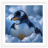 Gentoo Penguin In Its Natural Snowy Habitat thumbnail