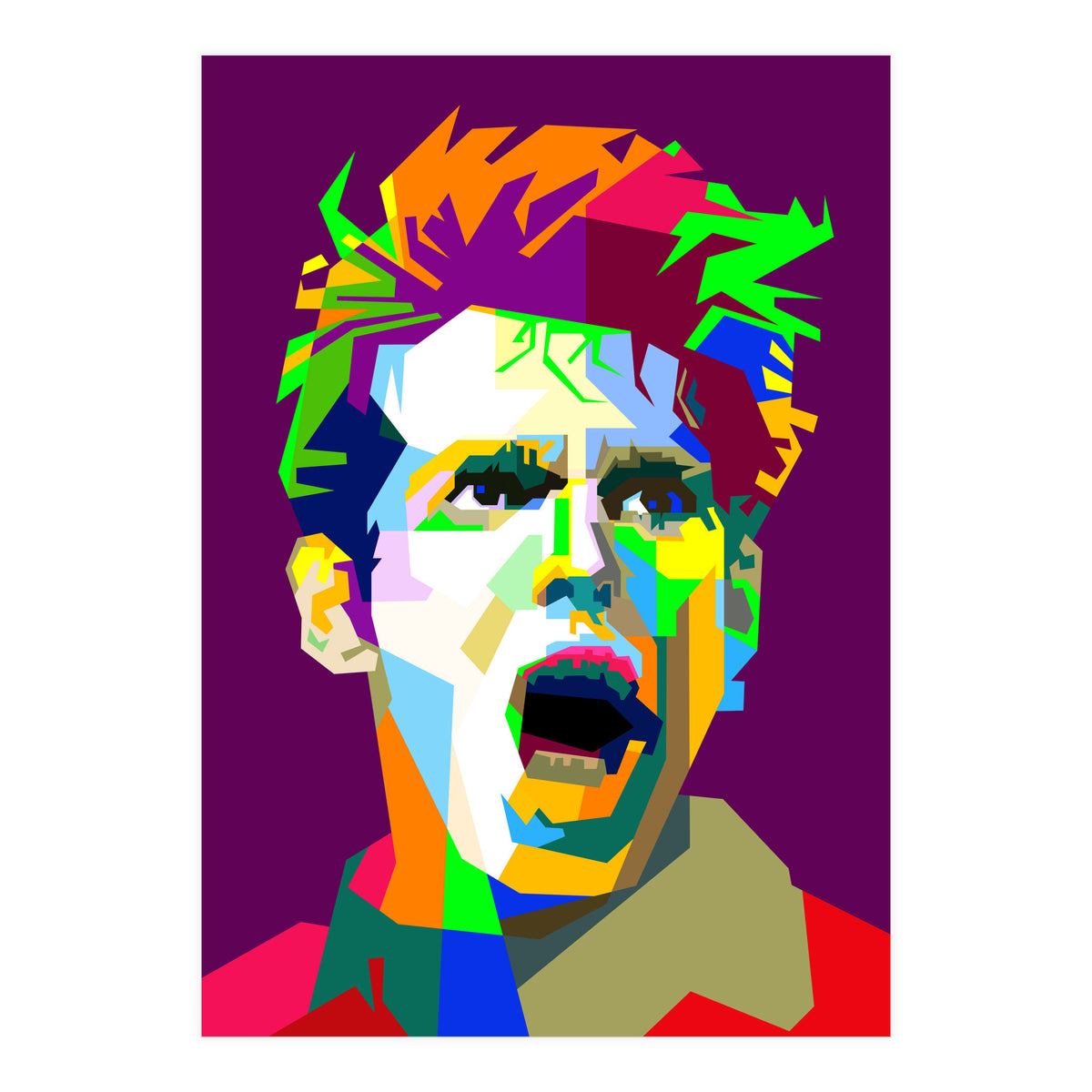 Ricardo Kaka Brazilian Football Pop Art WPAP (Print Only)