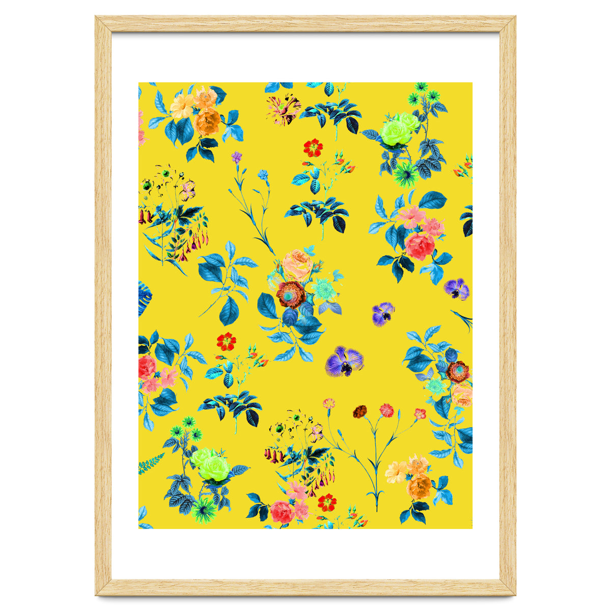 Floral Shower || #society6 #decor #buyart