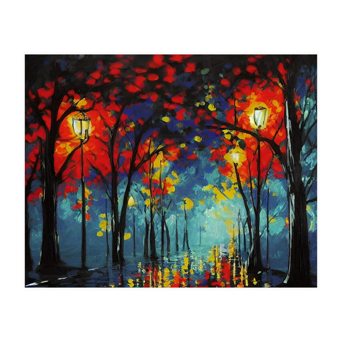 Abstract Nature Light Elegant (Print Only)