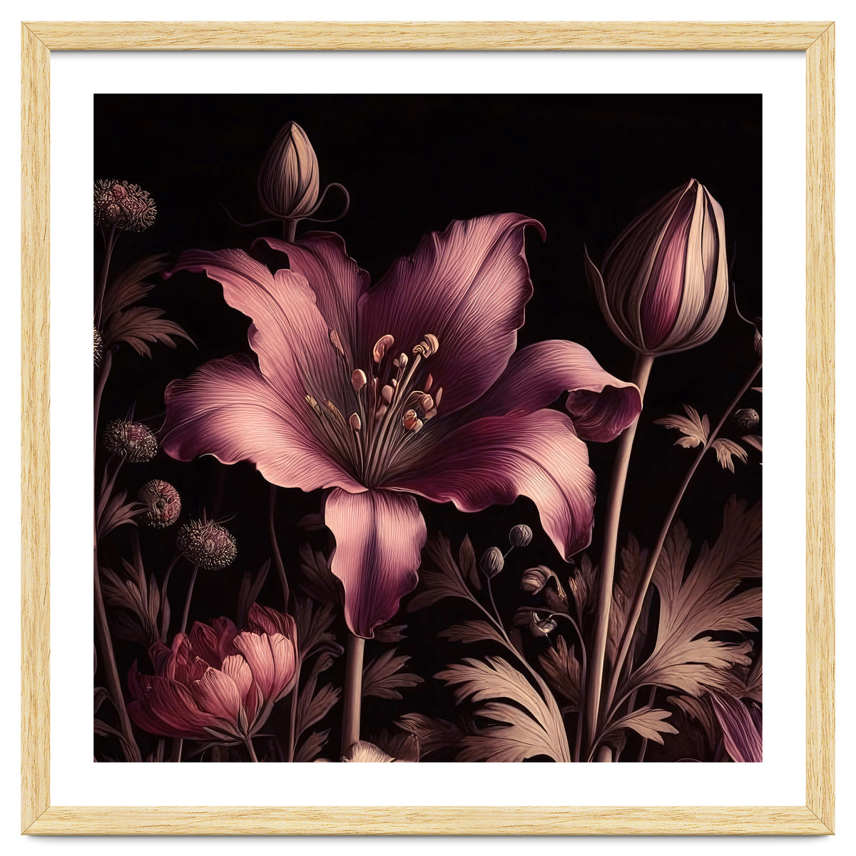 VINTAGE COLOURFUL BOTANICAL-10A-6