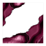 Burgundy & Silver Agate Texture 08  (Print Only) thumbnail