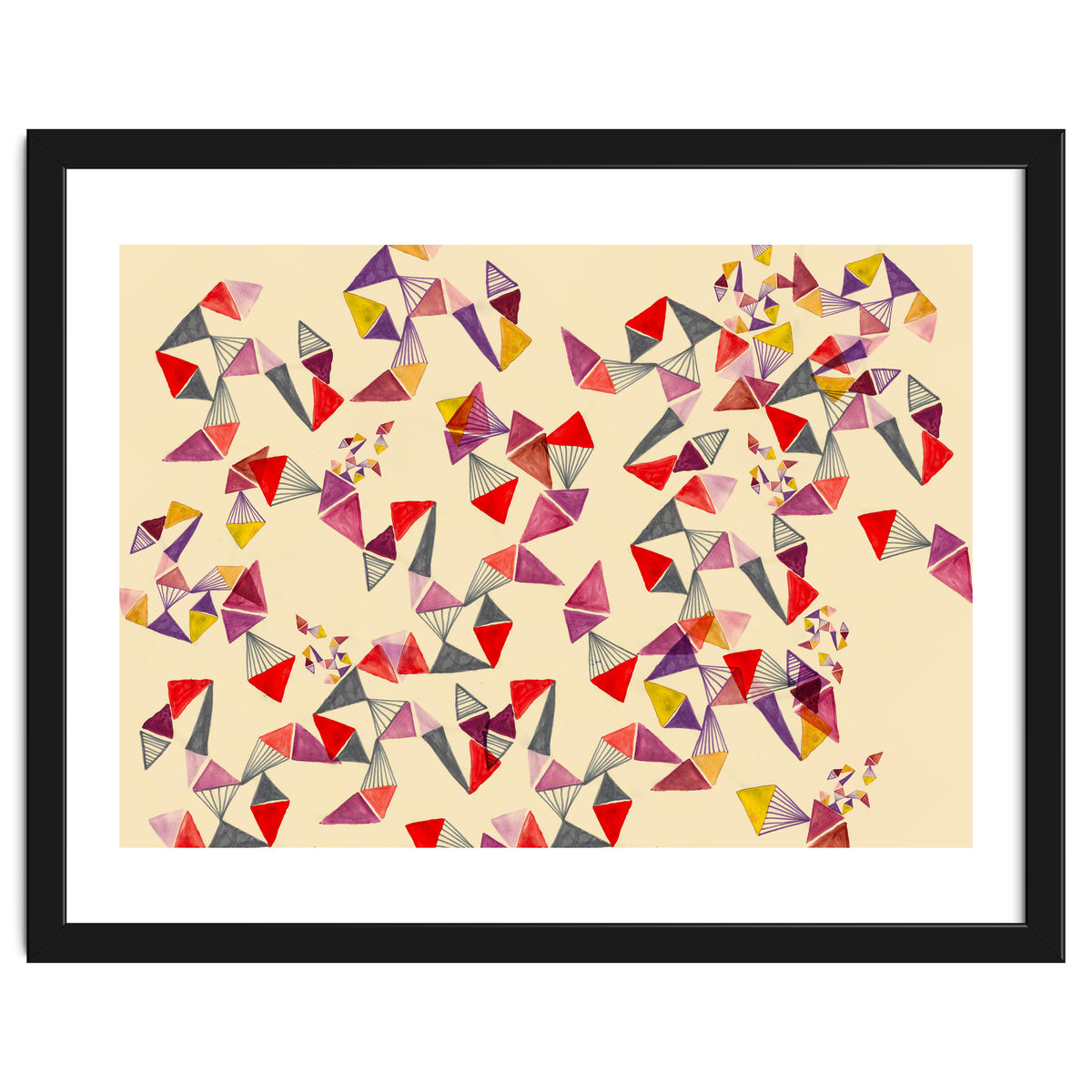 Watercolour Geometric Shapes