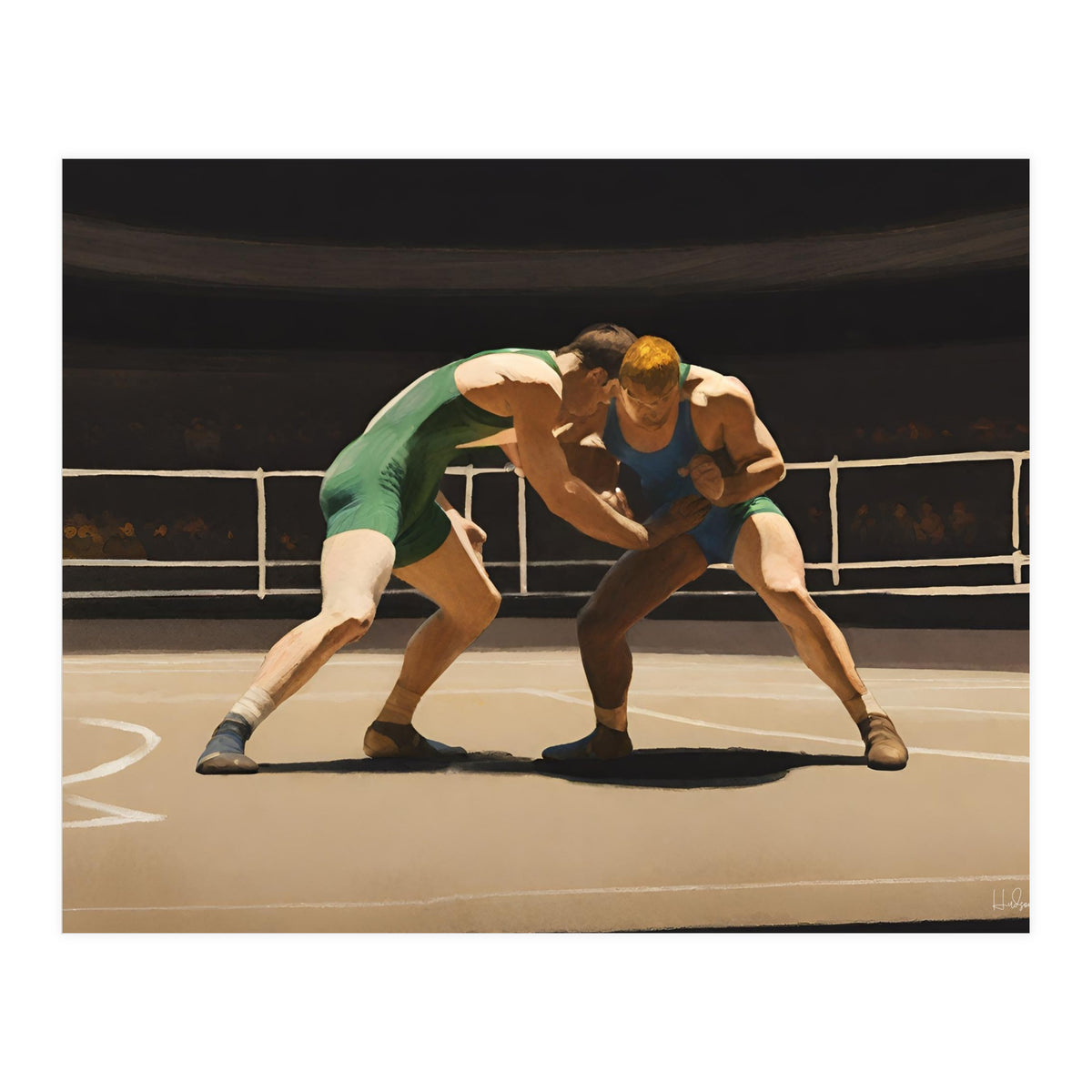 Wrestlers #7 (Print Only)