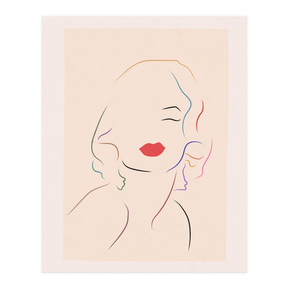 Marilyn's Kiss (Print Only)