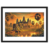 Vintage Cambodia, Angkor Wat Sunrise Poster thumbnail