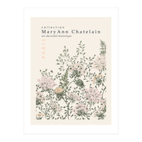 Historic decorative art Paris Queen Anne's lace (Print Only)