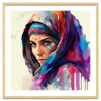 Vivid Veil Side Portrait