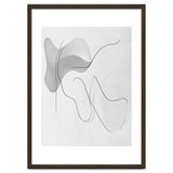 Abstract Black And White Flowing Lines And Shapes thumbnail