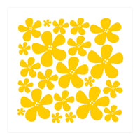 Yellow Flowers Pattern (Print Only)