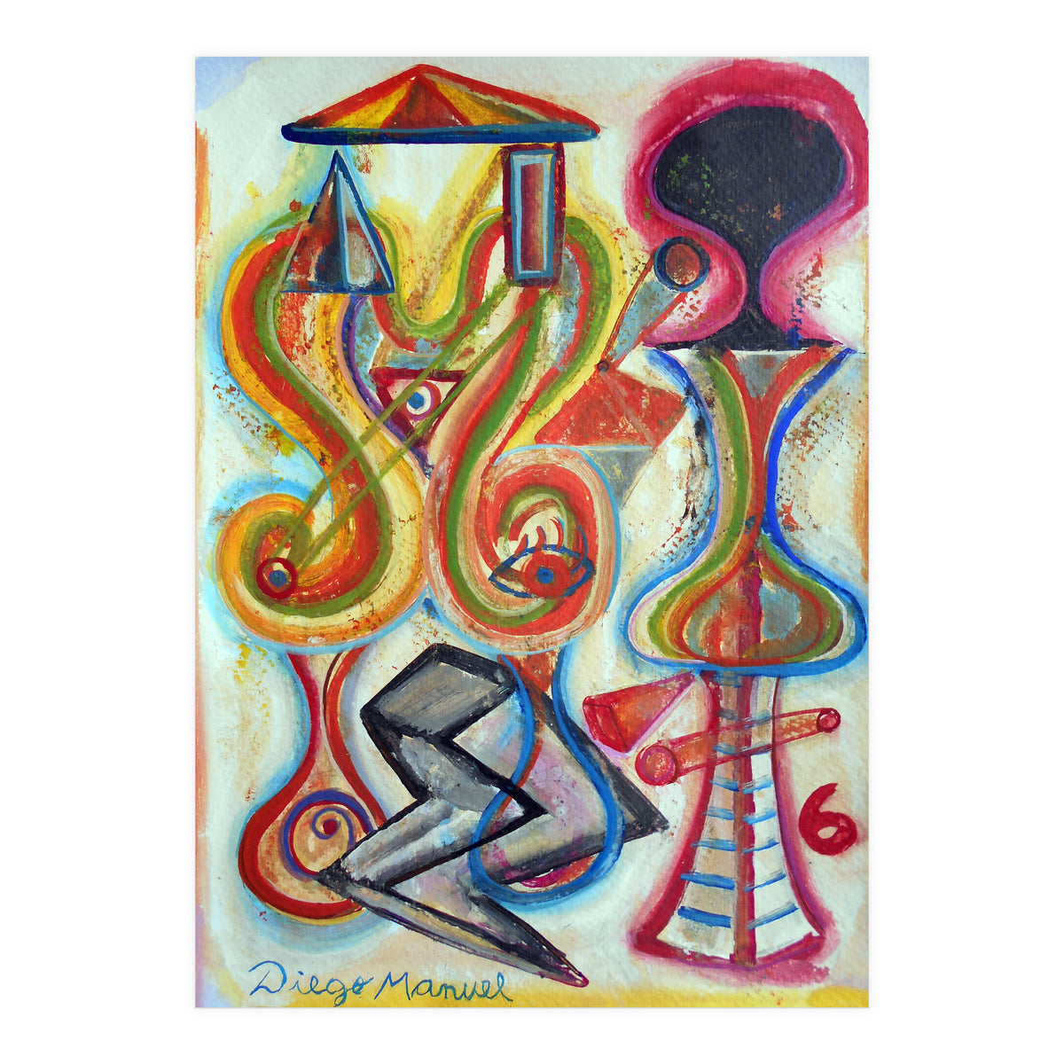 Abstracto Pop 2024 5 (Print Only)