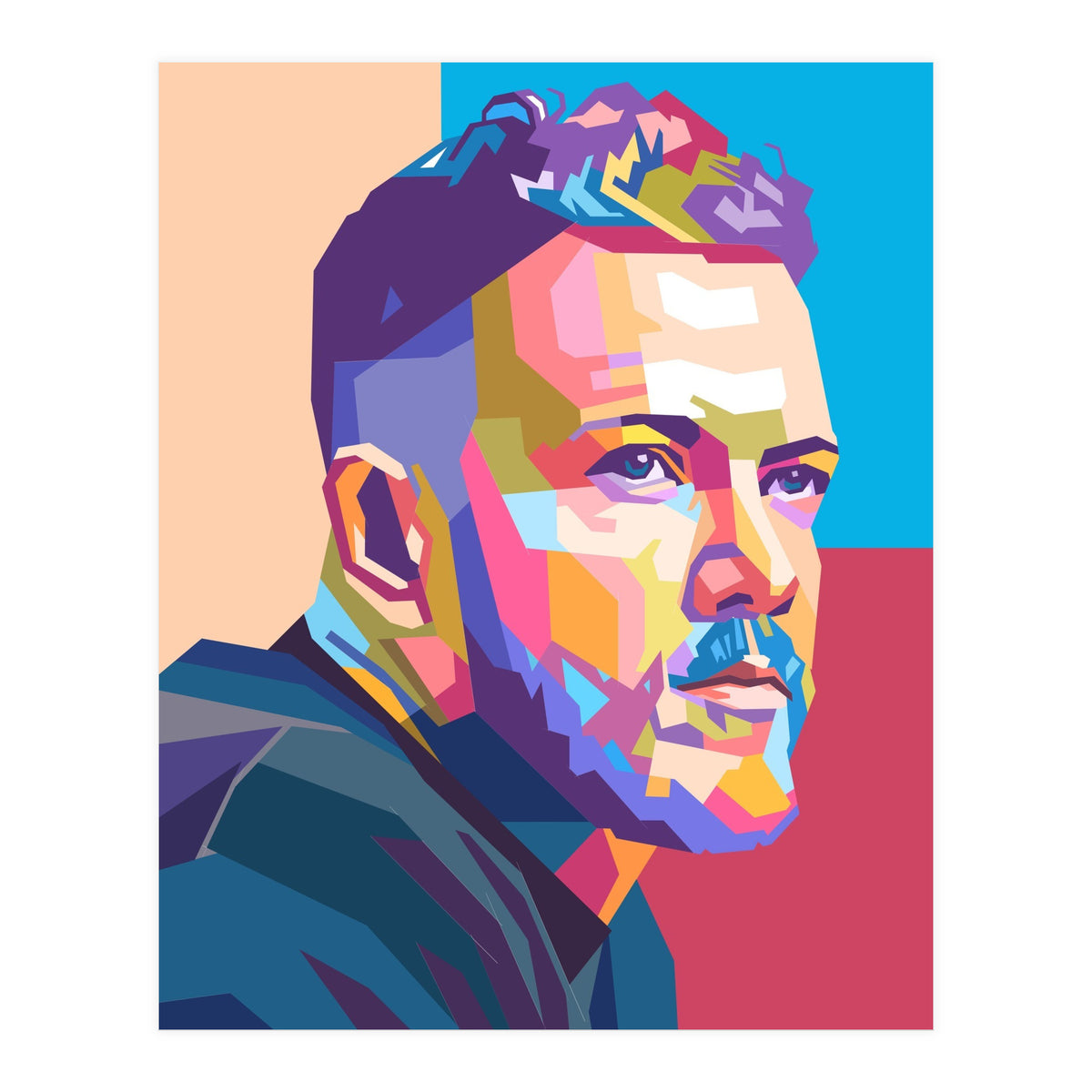 Dan Reynolds - Imagine Dragons pop art portrait (Print Only)