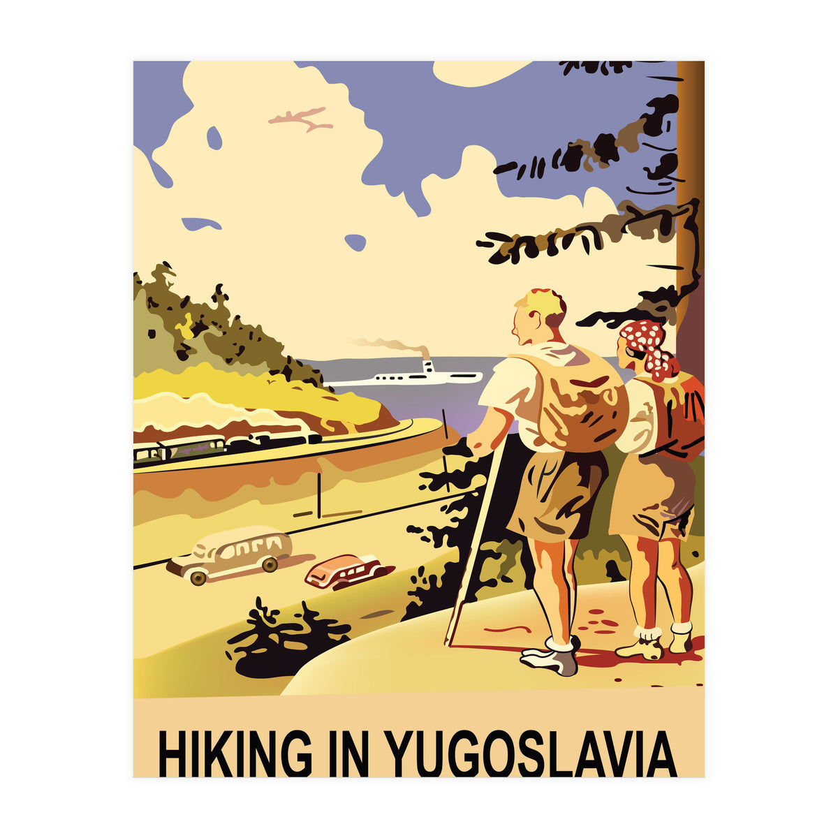 Hiking In Yugoslavia (Print Only)