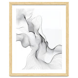 Abstract Black And White Flowing Lines thumbnail