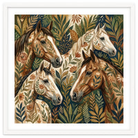Equestrian Floral Harmony